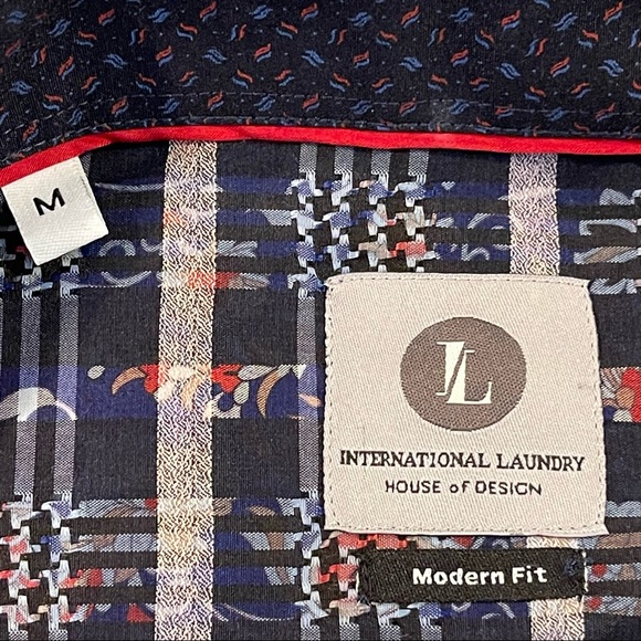NWOT- International Laundry Long Sleeve Shirt Modern Fit - Picture 9 of 9
